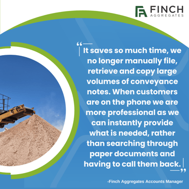 Finch Aggregates Quote -1