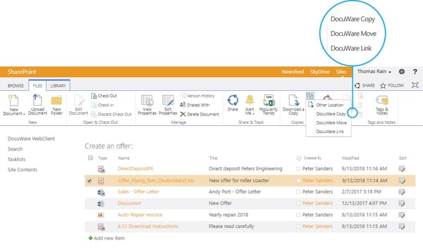 SharePoint integration