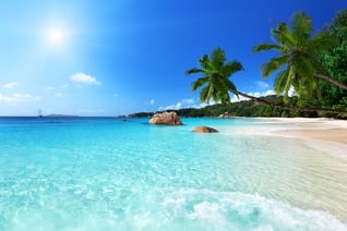 Anse Lazio beach at Praslin island, Seychelles-1