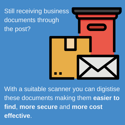 Suitable scanner to digitise documents