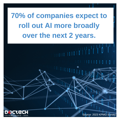 The use of AI in busines