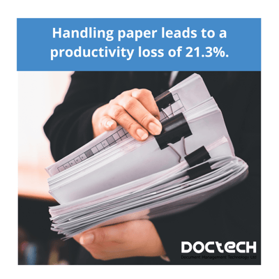 handing paper_productivity loss