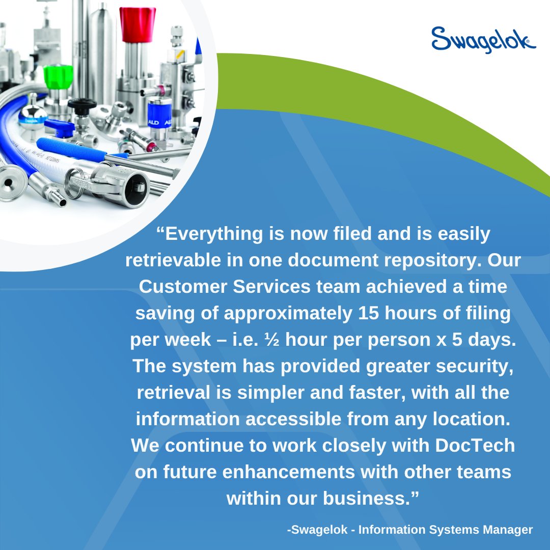 Swagelok Quote for DocTech