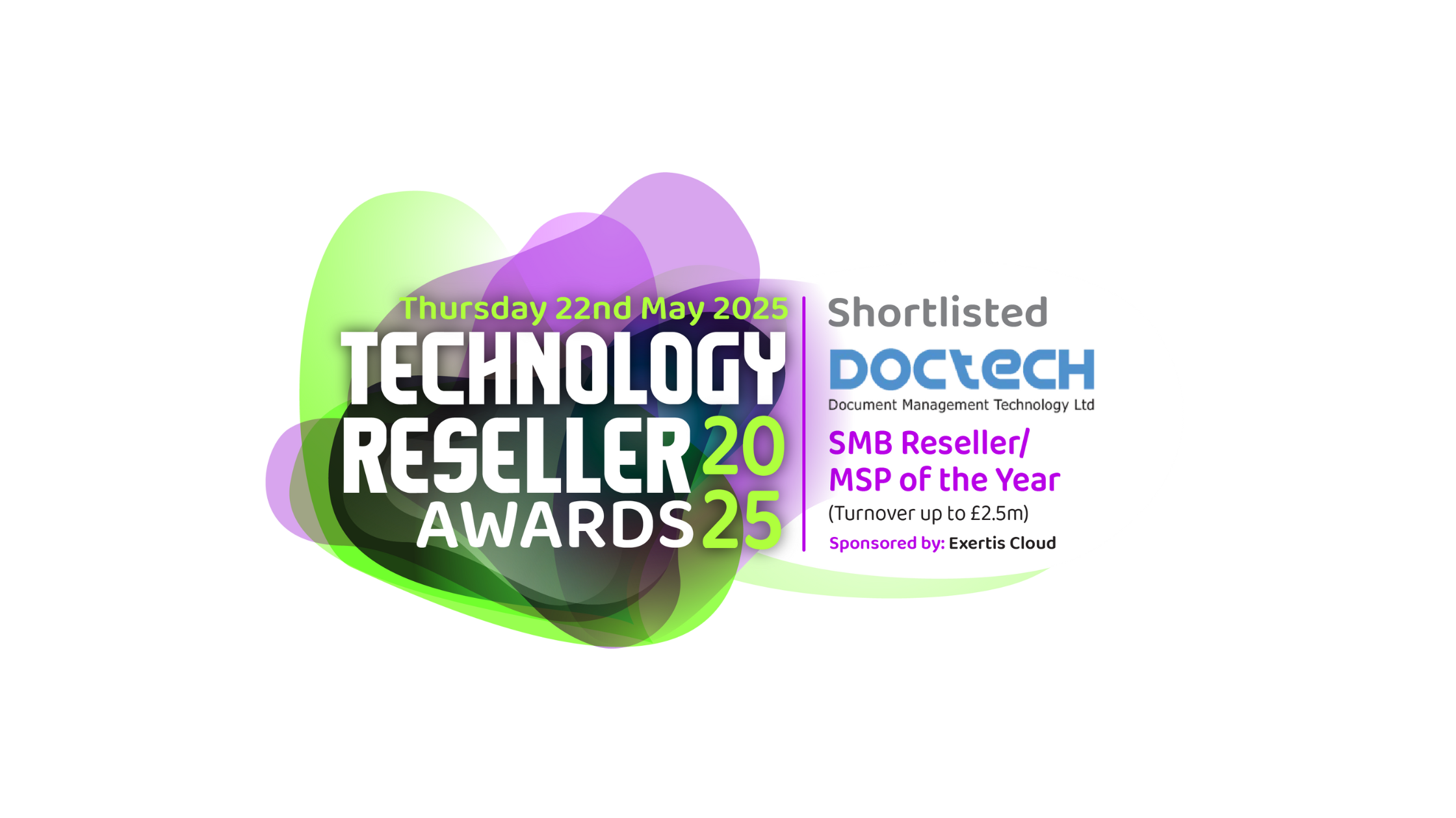 Technology Reseller Awards: DocTech Shortlisted for SMB Reseller/MSP of the Year and Account Manager of the Year